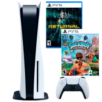 Sony PlayStation 5 + Returnal + Sackboy: A Big Adventure 825 ГБ / Белый
