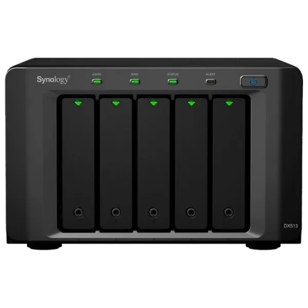 Внешний корпус для HDD и SSD Synology DX513 eSATA/ Черный photo 1