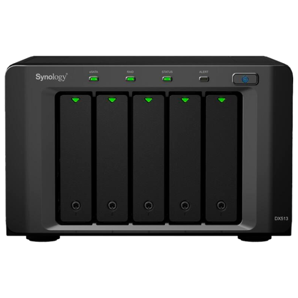 Внешний корпус для HDD и SSD Synology DX513 eSATA/ Черный photo 1