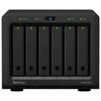 Сетевое хранилище Synology DS620slim Черный