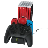 Зарядная станция для геймпада с подставкой для дисков Venom VS2736 Nintendo Switch/ Черный