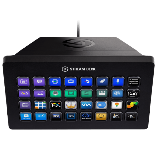 Контроллер для стриминга Elgato Live Content Creation 32 Keys Проводная/ Черный photo 1 Контроллер для стриминга Elgato Live Content Creation 32 Keys Проводная/ Черный photo 1