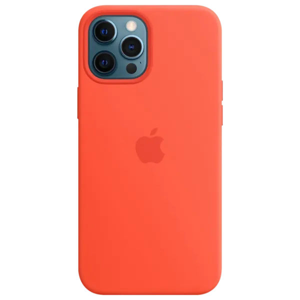 Husă pentru smartphone Apple iPhone 12 Pro Max Apple/ Back/ TPU/ Orange photo 1 Husă pentru smartphone Apple iPhone 12 Pro Max Apple/ Back/ TPU/ Orange photo 1
