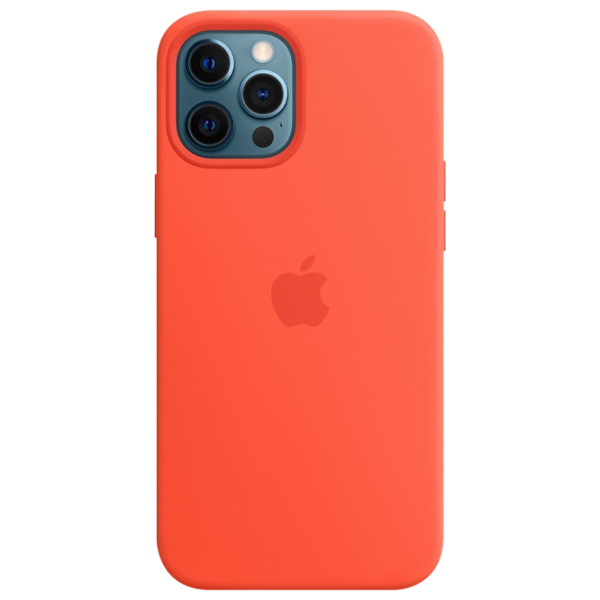 Husă pentru smartphone Apple iPhone 12 Pro Max Apple/ Back/ TPU/ Orange photo 1 Husă pentru smartphone Apple iPhone 12 Pro Max Apple/ Back/ TPU/ Orange photo 1