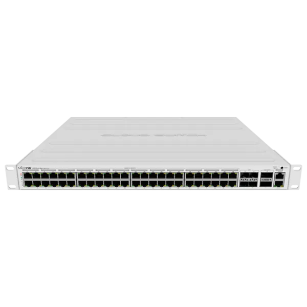 PoE Switch Mikrotik CRS354-48P-4S+2Q+RM Silver photo 1