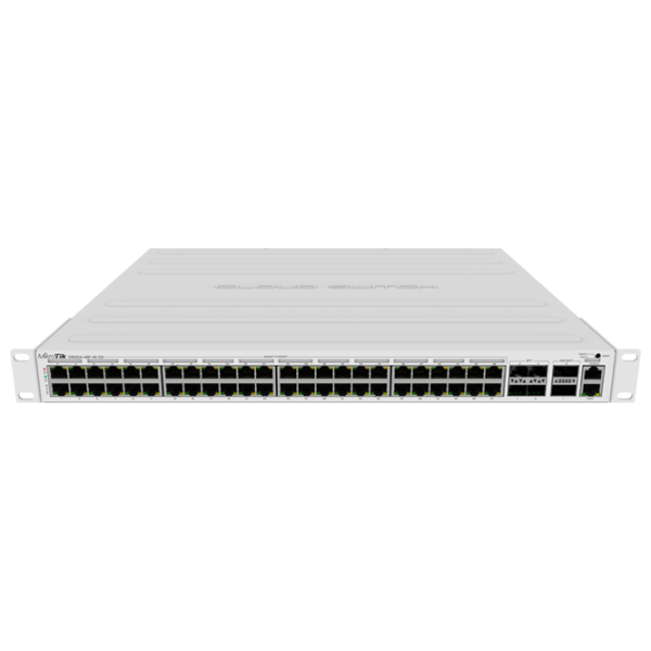 PoE Switch Mikrotik CRS354-48P-4S+2Q+RM Silver photo 1