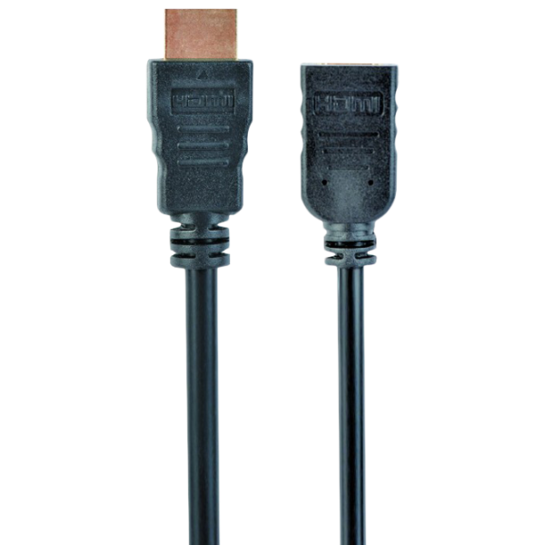 Cablu video Cablexpert HDMI + HDMI 0.5 m/ Black photo 1