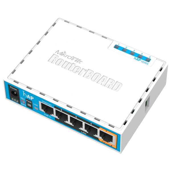 Wi-Fi Router Mikrotik hAP 300 Mbit/ s/ White photo 1