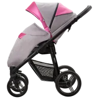 Детская коляска Bebetto Nico Shine 191934/ Розовый