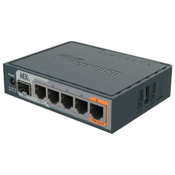 Wi-Fi Роутер Mikrotik hEX S Черный photo 1