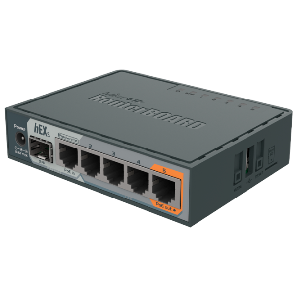 Wi-Fi Роутер Mikrotik hEX S Черный photo 1