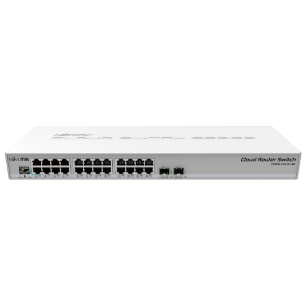 Switch Mikrotik CRS326-24G-2S+RM White photo 1
