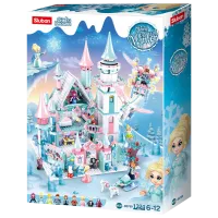 Детский конструктор Sluban Fairy Tale of Winter Замок/ Светло-синий