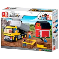 Constructor Sluban Dumper truck Constructori/ Yellow