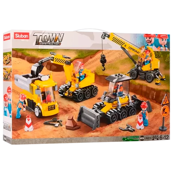 Конструктор Sluban Construction Set Строители/ Желтый photo 1