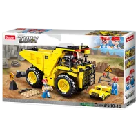 Constructor pentru copii Sluban Town Mine Wagons Constructori/ Yellow
