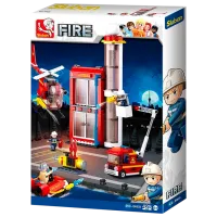 Constructor Sluban Fire Pompieri/ Red