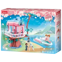 Детский конструктор Sluban Wedding Dress Photos Фотосессия/ Розовый