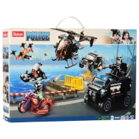 Детский конструктор Sluban Police Set Полиция/ Черный