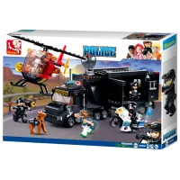 Детский конструктор Sluban Police Command Vehicle Полиция/ Черный