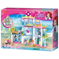 Детский конструктор Sluban Hospital Госпиталь/ Розовый