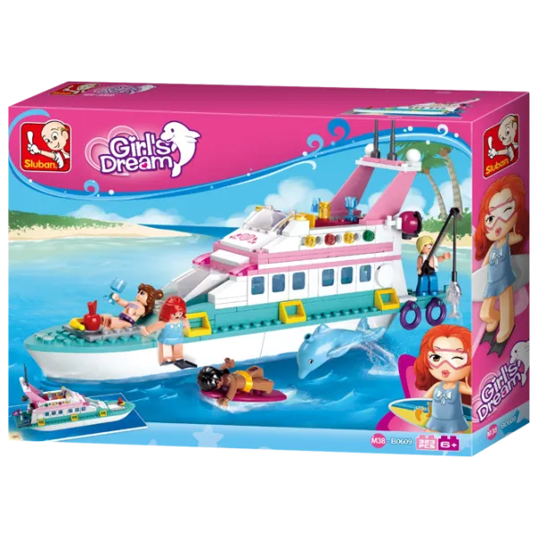 Constructor pentru copii Sluban Luxury Yacht Iaht/ White photo 1