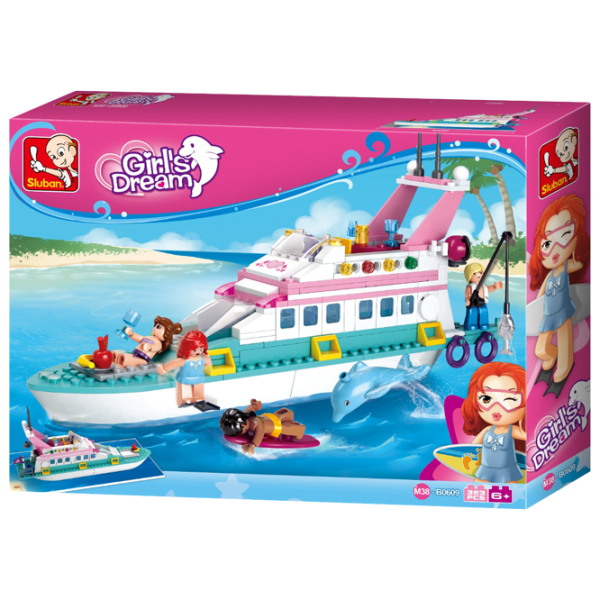 Constructor pentru copii Sluban Luxury Yacht Iaht/ White photo 1