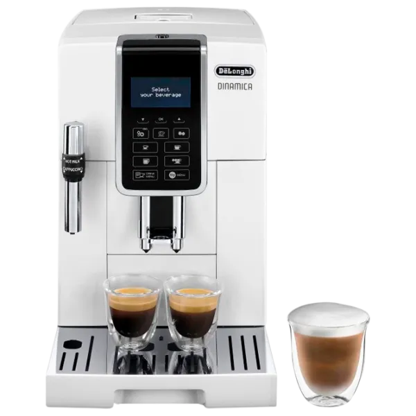 Кофемашина Delonghi ECAM350.35W Автоматическая/ 1.8 л/ Белый photo 1