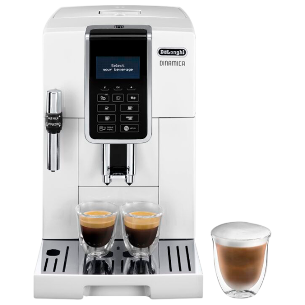 Кофемашина Delonghi ECAM350.35W Автоматическая/ 1.8 л/ Белый photo 1
