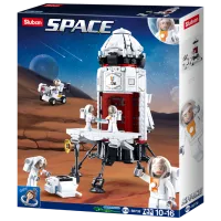 Constructor pentru copii Sluban Rocket Base Rachetă/ White