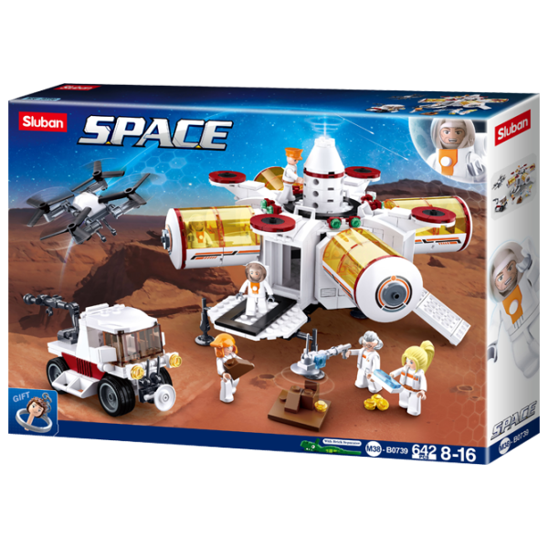 Детский конструктор Sluban Space Base Космическая станция/ Белый photo 1