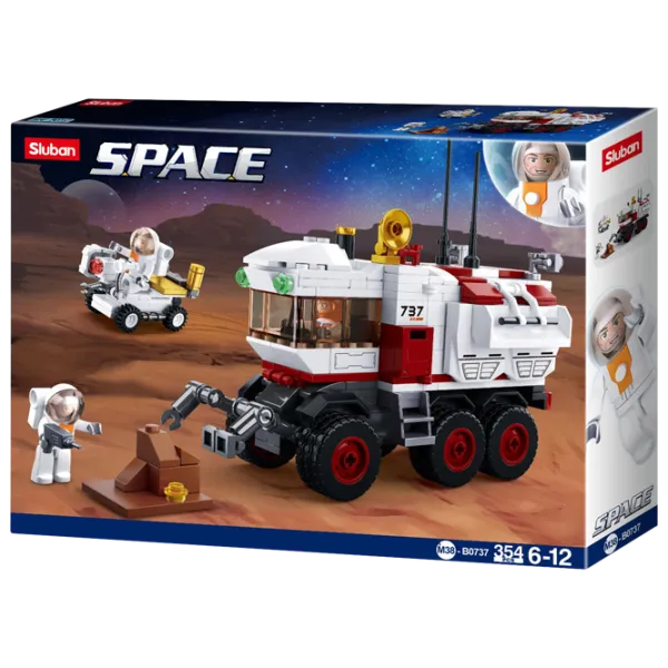 Детский конструктор Sluban Space Mars Rover Грузовик/ Белый photo 1