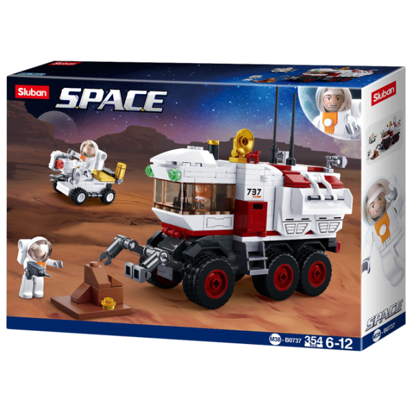 Детский конструктор Sluban Space Mars Rover Грузовик/ Белый photo 1