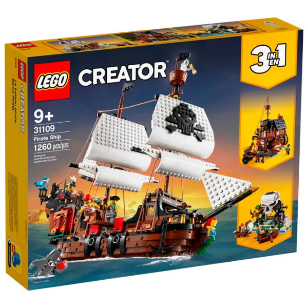 Детский конструктор LEGO Pirate Ship Пираты/ Коричневый photo 1