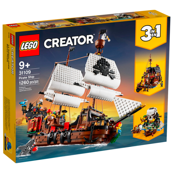 Детский конструктор LEGO Pirate Ship Пираты/ Коричневый photo 1