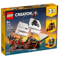 Детский конструктор LEGO Pirate Ship Пираты/ Коричневый