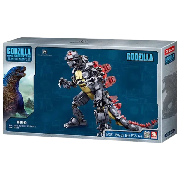 Детский конструктор Sluban Godzilla Динозавр/ Серый photo 1