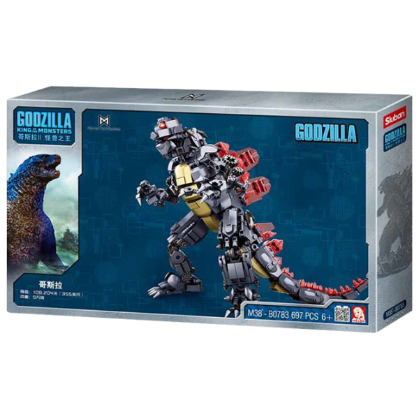 Детский конструктор Sluban Godzilla Динозавр/ Серый photo 1