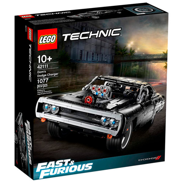 Детский конструктор LEGO Dom's Dodge Charger Fast & Furious/ Черный photo 1