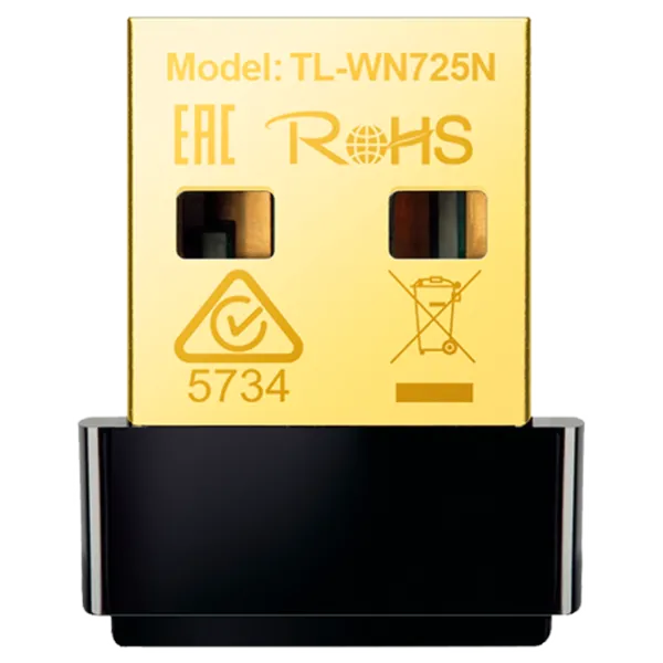 Сетевой адаптер TP-Link TL-WN725N Wi-Fi/ Черный photo 1