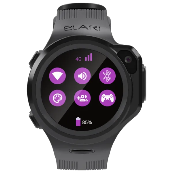 Детские часы Elari KidPhone 4GR 1.3"/ Черный photo 1