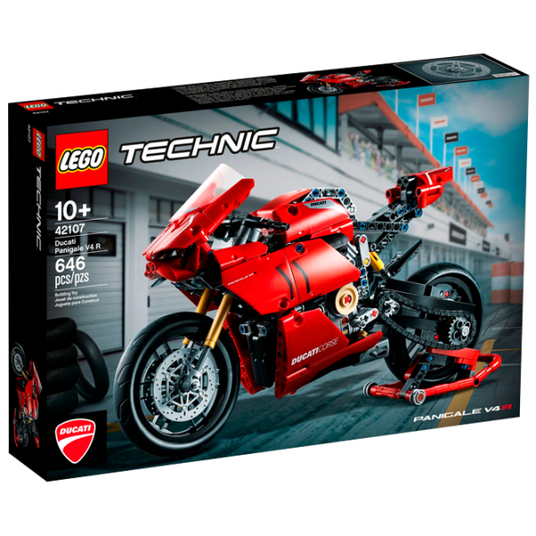 Детский конструктор LEGO Ducati Panigale V4 R Транспорт/ Красный photo 1