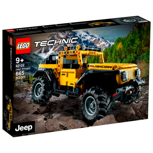 Детский конструктор LEGO Jeep Wrangler Транспорт/ Желтый photo 1