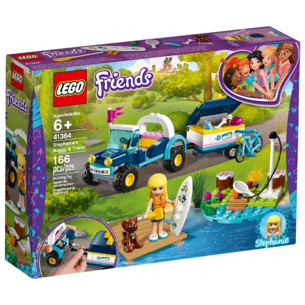 Детский конструктор LEGO Stephanies Buggy & Trailer Friends/ Синий photo 1