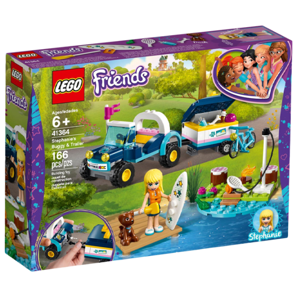 Детский конструктор LEGO Stephanies Buggy & Trailer Friends/ Синий photo 1