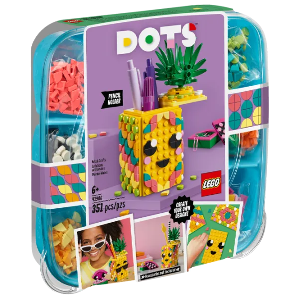 Детский конструктор LEGO Pineapple Pencil Holder Держатель/ Желтый photo 1