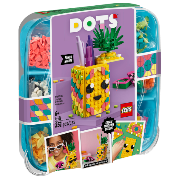 Детский конструктор LEGO Pineapple Pencil Holder Держатель/ Желтый photo 1