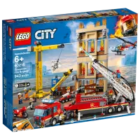 Конструктор LEGO Downtown Fire Brigade Пожарные/ Красный