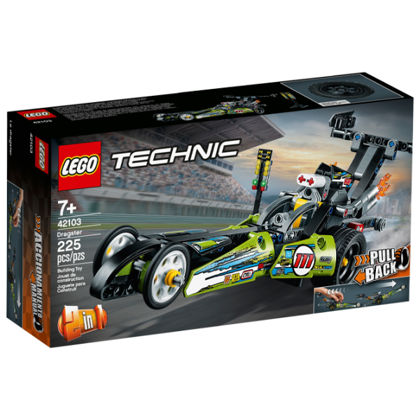 Детский конструктор LEGO Dragster Драгстер/ Зелёный photo 1