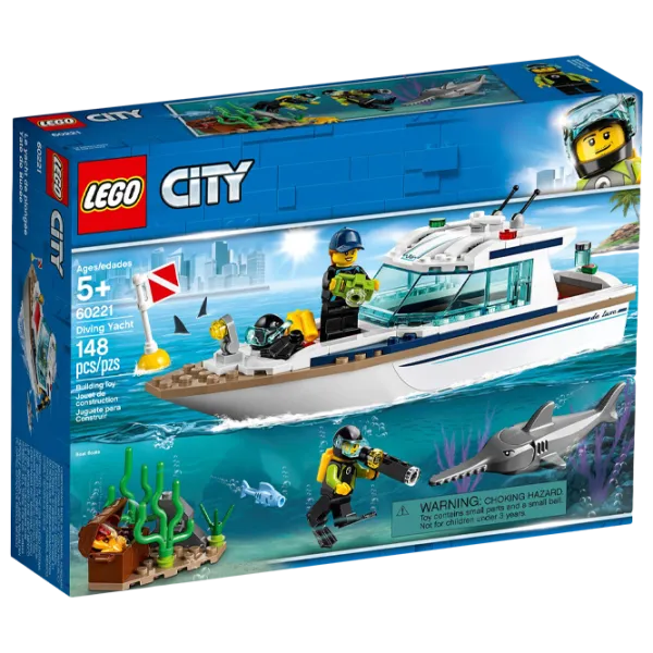 Детский конструктор LEGO Diving Yacht Судно/ Белый photo 1